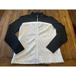 FootJoy FJ Performance Jacket Womens Size Medium Full Zip Long Sleeve Black Golf